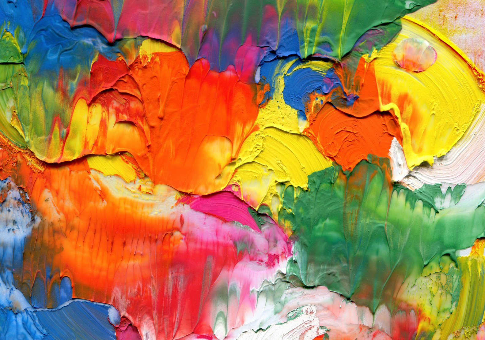 Abstract Acrylic Painted Background